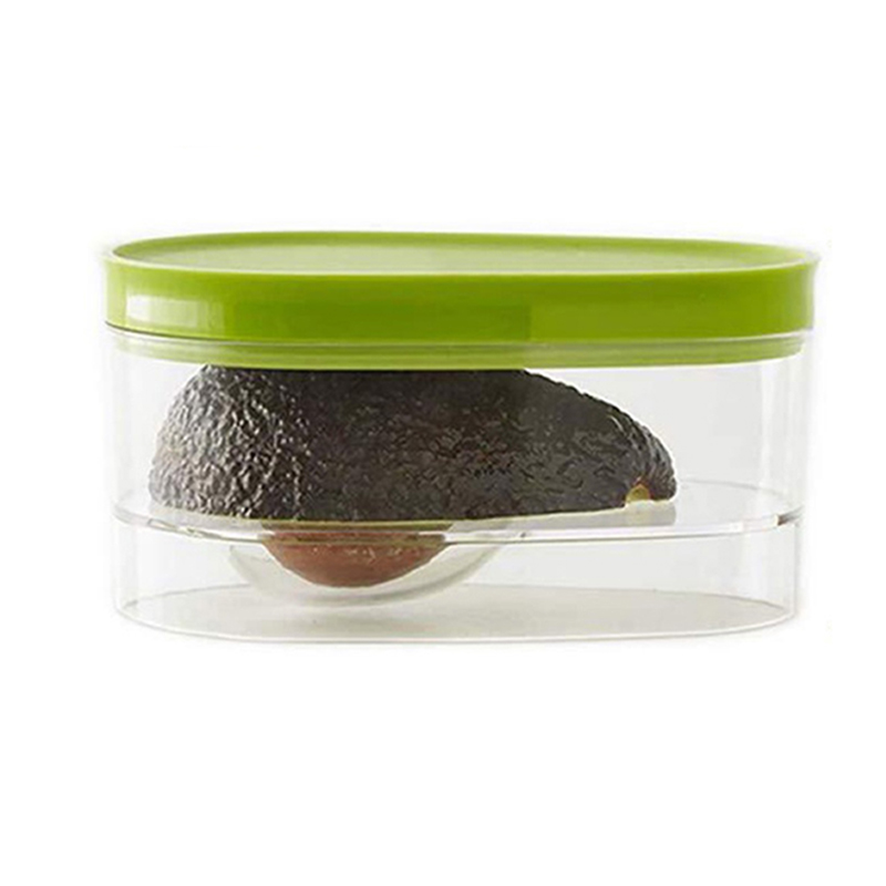 Food Storage No Plastic - กล่องเก็บอะโวคาโด ประหยัดพื้นที่ กล่องพลาสติกใส่ผลไม้สำหรับใช้ในบ้าน อุปกรณ์ครัว กล่องเก็บผัก
