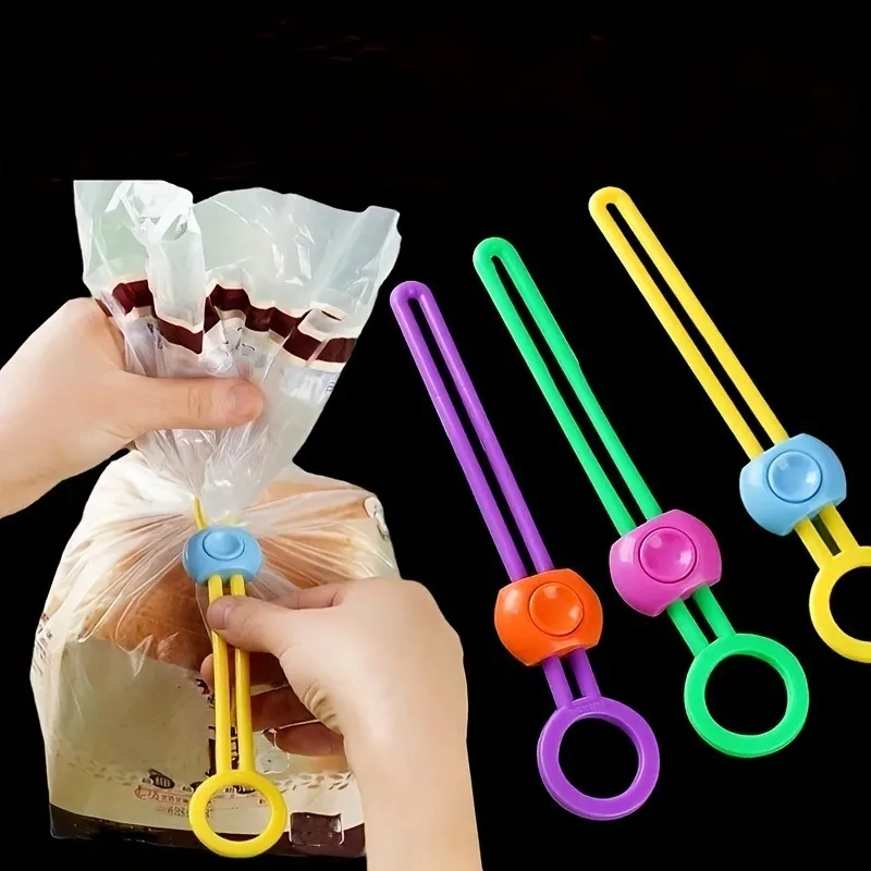 Food Storage No Plastic - 5/10ชิ้นคลิปหนีบเก็บอาหารแบบพกพาใช้ซ้ำได้ใช้ซ้ำได้คลิปหนีบจับอาหารที่เก็บเครื่องครัวซีลเลอร์อุปกรณ์ครัว