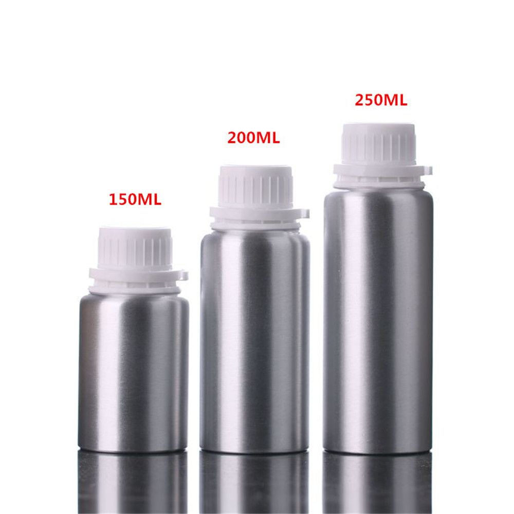 Food Storage Aluminum Containers - ขวดอลูมิเนียมแบบเติมได้ภาชนะเปล่าพกพาขวดใส่น้ำมัน Essential เดินทางฝาปิดกันขโมยเครื่องสำอาง