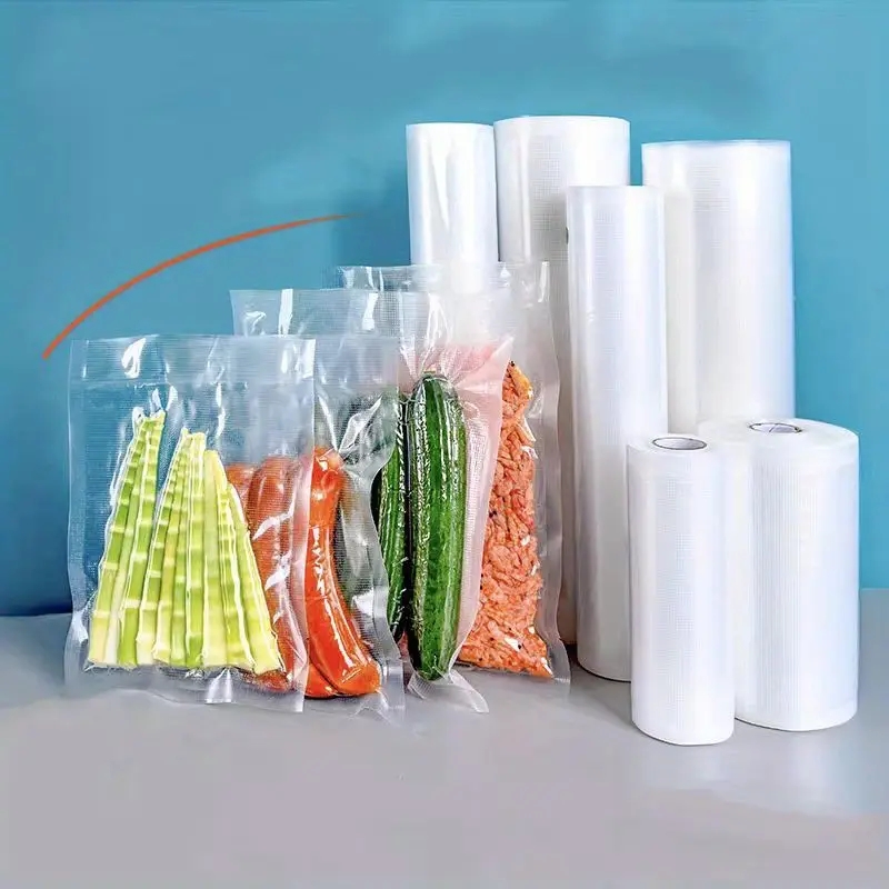 Food Storage Roll Bags - ถุงสูญญากาศสำหรับอาหาร ขนาด 500 ซม./ม้วน สำหรับการเก็บรักษาแบบซูวีด ถุงบรรจุภัณฑ์สำหรับเครื่องซีลสูญญากาศ