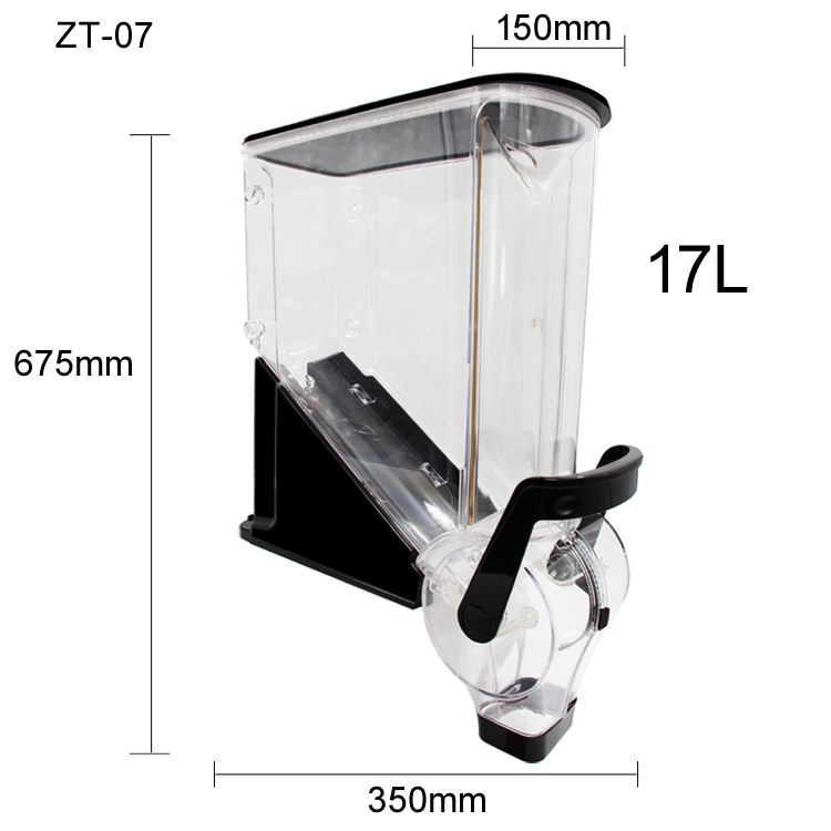 Food Storage Bins - ชั้นวางสินค้าอะคริลิกแบบตั้งพื้นสำหรับซุปเปอร์มาร์เก็ต ทนทานสำหรับการใช้งานหนัก พร้อมช่องเก็บของขนาดใหญ่ 8 ชั้น สำหรับเก็บขนมและข้าว