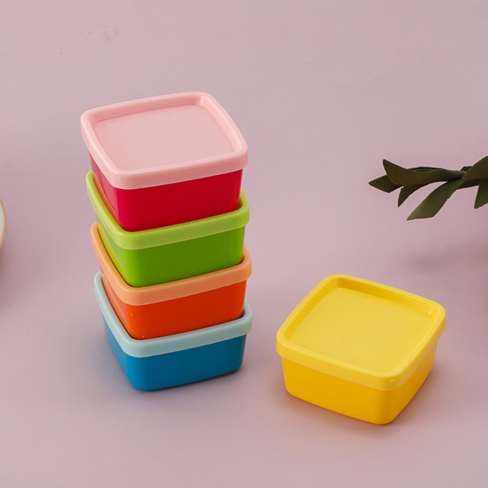 5 ชิ้นมินิขวดบีบกล่องอาหารกลาง - Food Storage Meals บทวิจารณ์และราคา