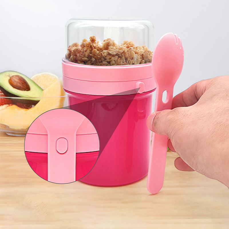 ถ้วยใส่โอ๊ตมีลแบบพกพาสองชั้น ป - Food Storage Meals บทวิจารณ์และราคา