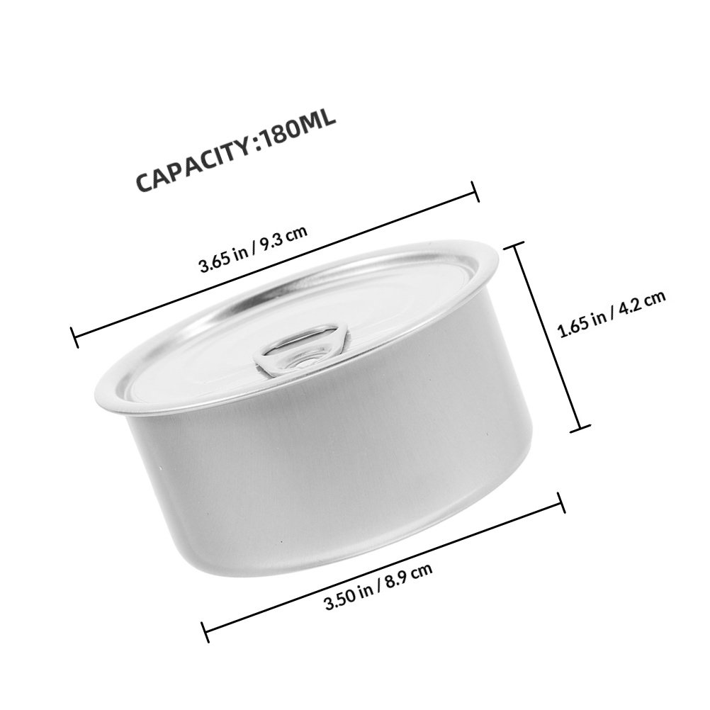 5 ชิ้น กระป๋องอลูมิเนียมเปิดง่ - Food Storage Aluminum Containers บทวิจารณ์และราคา