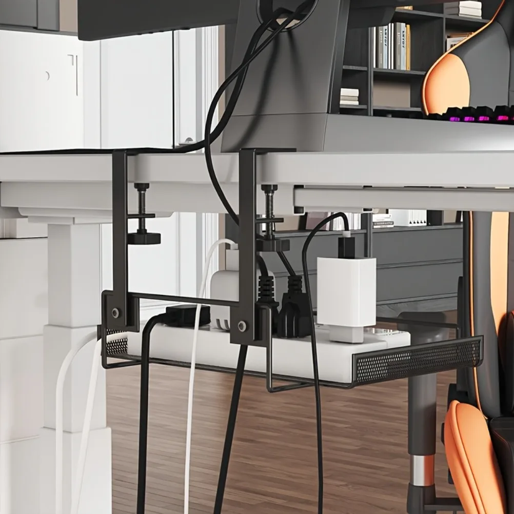 ชั้นวางจัดเก็บสายไฟใต้โต๊ะคอมพ - Food Storage For Room บทวิจารณ์และราคา