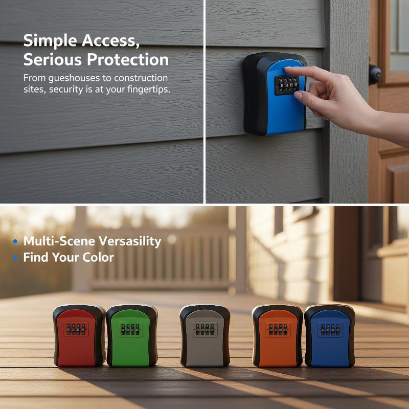 กล่องเก็บกุญแจติดผนังพร้อมรหัส - Food Storage Box With Lock And Key บทวิจารณ์และราคา