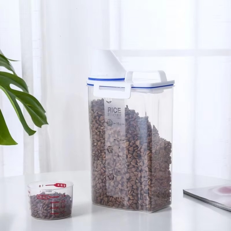 กล่องเก็บอาหารสัตว์เลี้ยงพลาสต - Food Storage No Plastic บทวิจารณ์และราคา