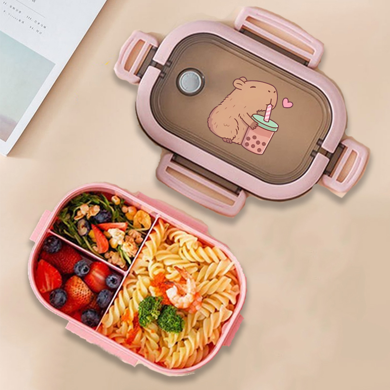 กล่องข้าวกลางวันลายคาปิบาร่า ล - Food Storage Meals บทวิจารณ์และราคา