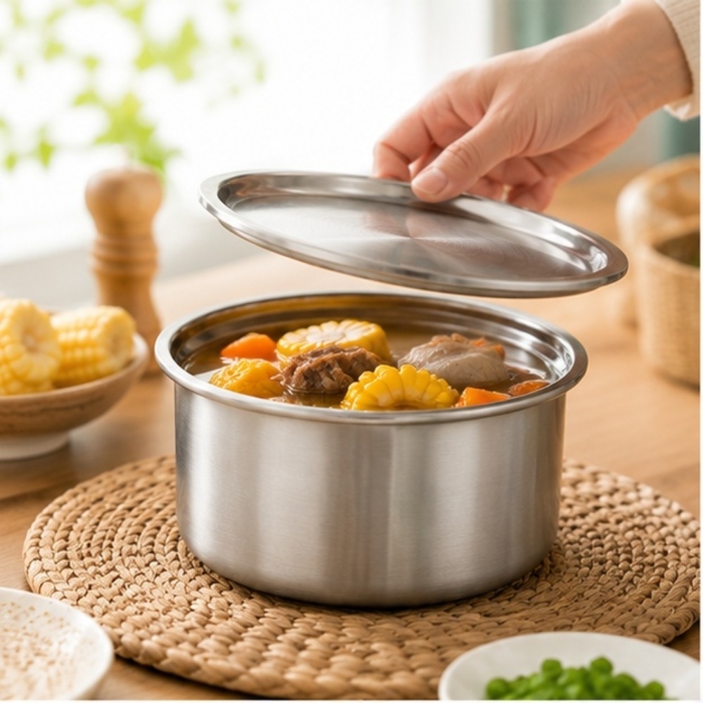 ถ้วยสแตนเลส 304 พร้อมฝาปิด สำห - Food Storage Meals บทวิจารณ์และราคา