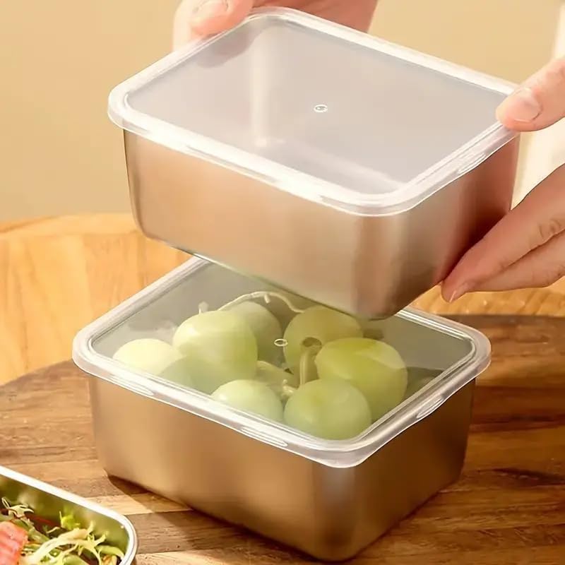 ภาชนะเก็บอาหารสแตนเลส - Food Storage Meals บทวิจารณ์และราคา