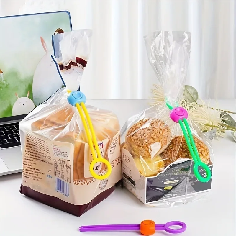 5/10ชิ้นคลิปหนีบเก็บอาหารแบบพก - Food Storage No Plastic บทวิจารณ์และราคา