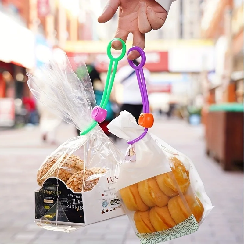 5/10ชิ้นคลิปหนีบเก็บอาหารแบบพก - Food Storage No Plastic บทวิจารณ์และราคา