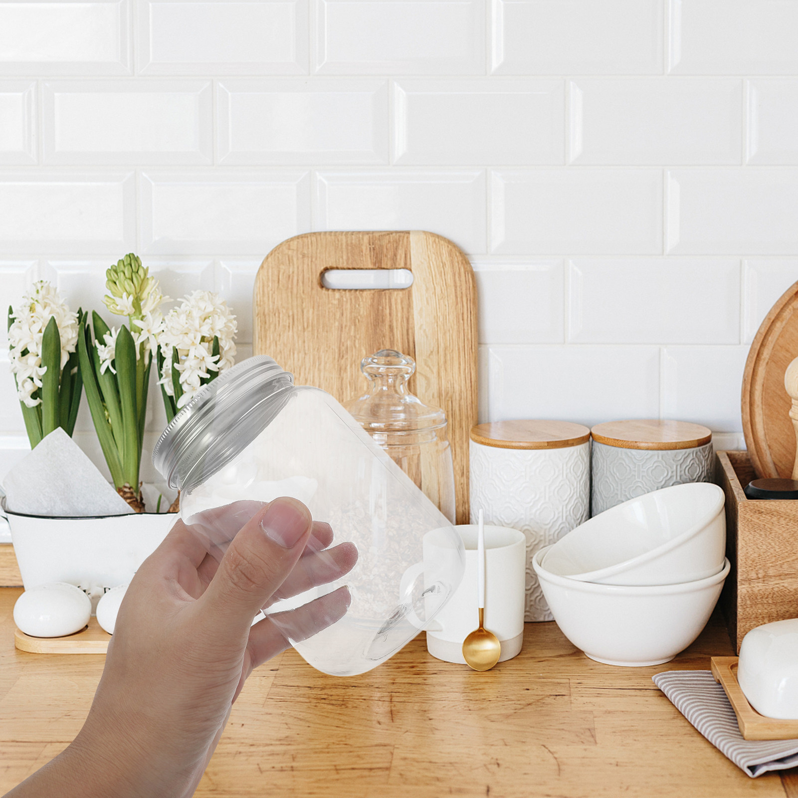 ชุดโหลพลาสติกใสสำหรับเก็บอาหาร - Food Storage Lid บทวิจารณ์และราคา