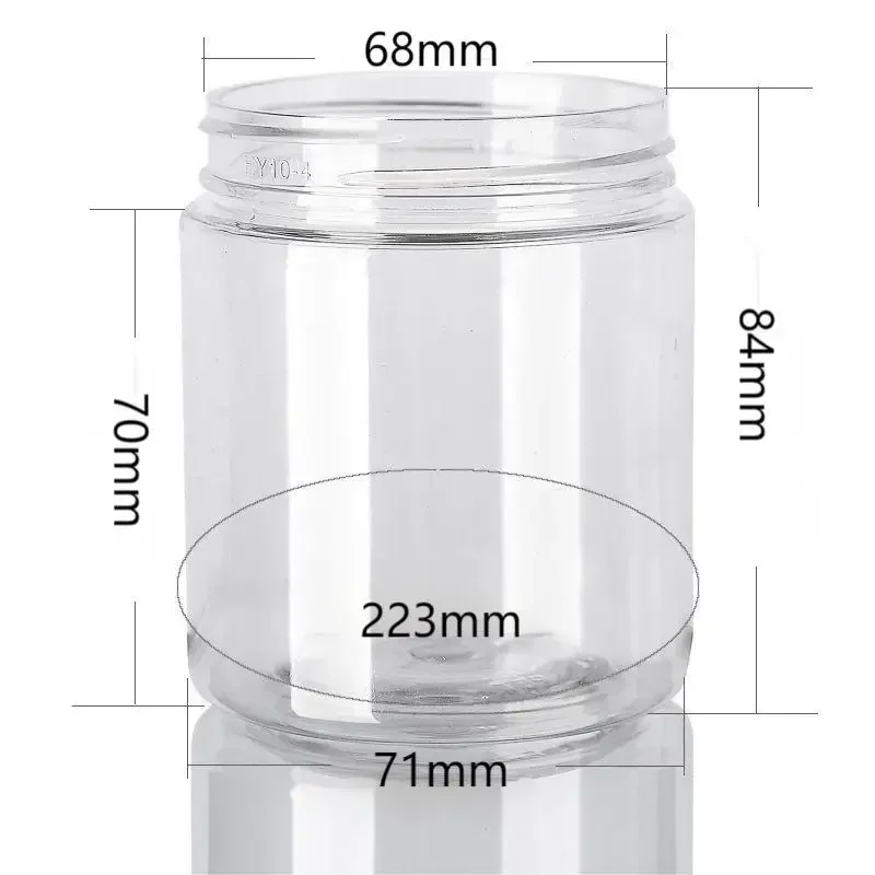 20pcs 250ml ล้างพลาสติก PET St - Food Storage Aluminum Containers บทวิจารณ์และราคา