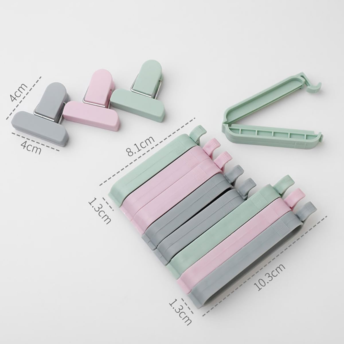 คลิปหนีบถุงพลาสติกหลากสี 12 ชิ - Food Storage No Plastic บทวิจารณ์และราคา