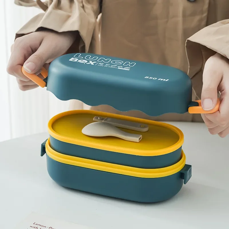 กล่องข้าวกลางวันพลาสติกสองชั้น - Food Storage Made Easy บทวิจารณ์และราคา