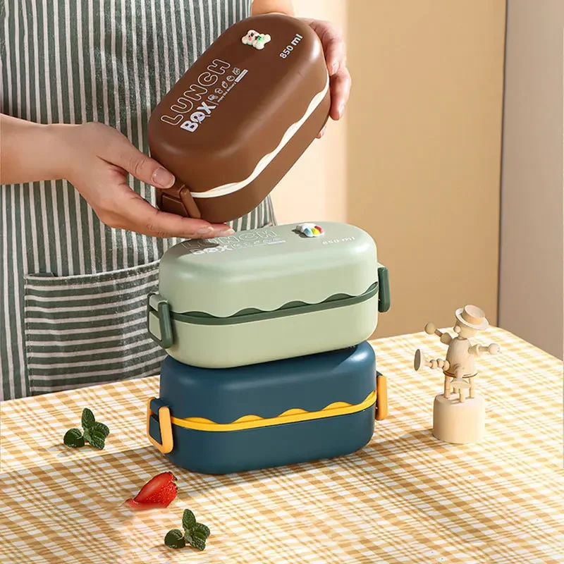 กล่องข้าวกลางวันพลาสติกสองชั้น - Food Storage Made Easy บทวิจารณ์และราคา