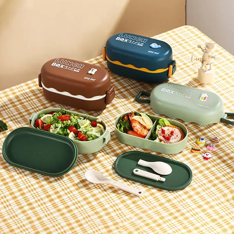 กล่องข้าวกลางวันพลาสติกสองชั้น - Food Storage Made Easy บทวิจารณ์และราคา
