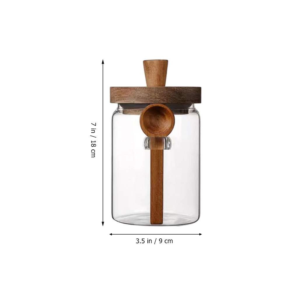 โถเก็บอาหารแก้วใสพร้อมฝาไม้ปิด - Food Storage Lid บทวิจารณ์และราคา