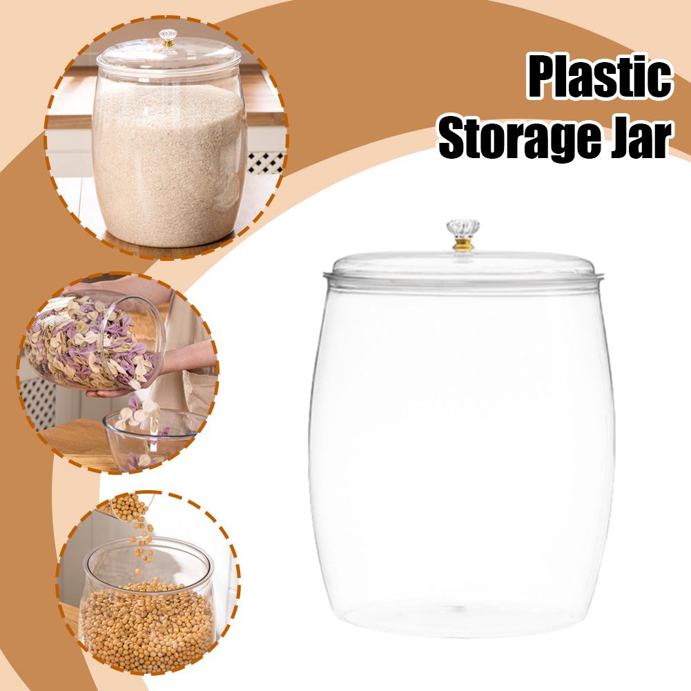 โหลพลาสติกใสขนาดใหญ่พร้อมฝาปิด - Food Storage Lid บทวิจารณ์และราคา