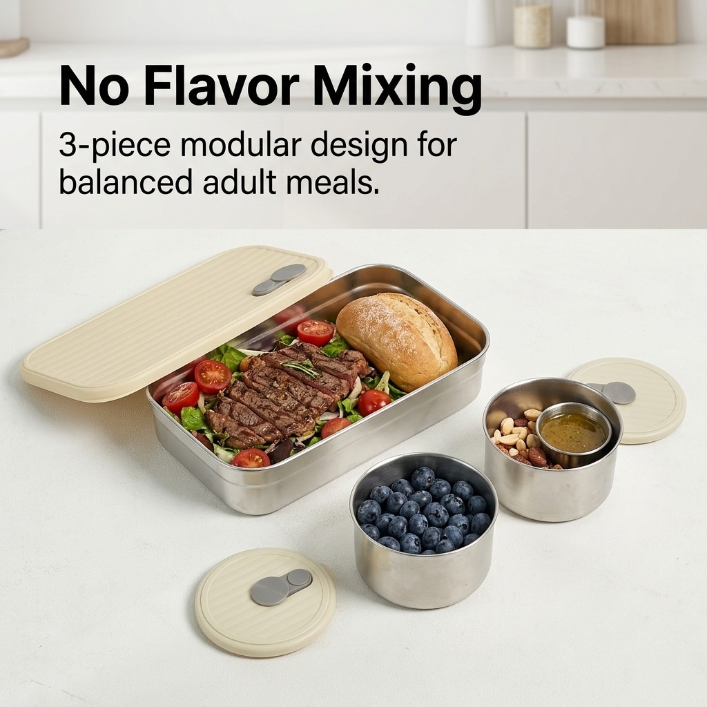 กล่องอาหารสแตนเลส 304 สำหรับไม - Food Storage Containers B&M บทวิจารณ์และราคา