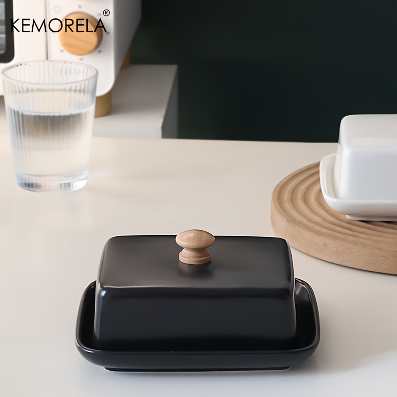 กล่องใส่เนยเซรามิกพร้อมฝาปิด ท - Food Storage Made Easy บทวิจารณ์และราคา