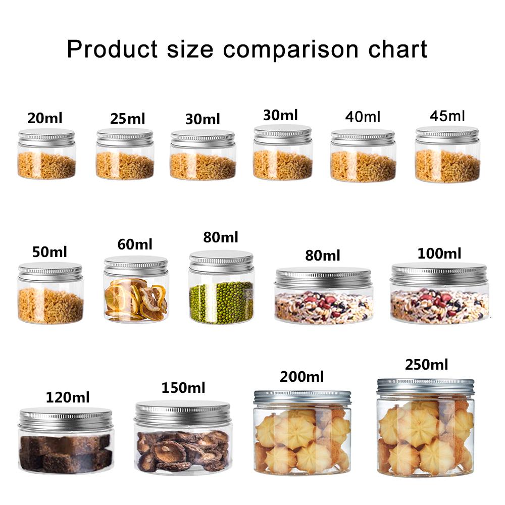 5-10P Jars อลูมิเนียมใสคอนเทนเ - Food Storage Aluminum Containers บทวิจารณ์และราคา