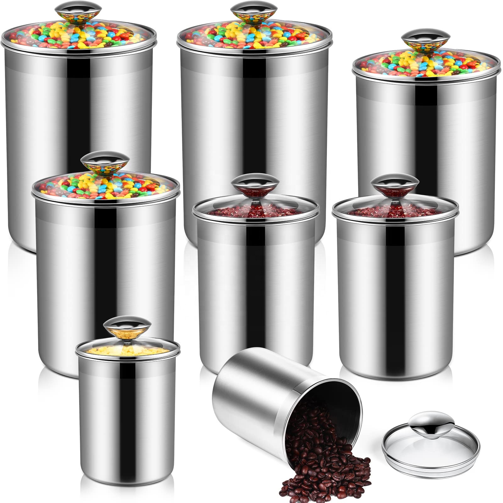 ชุดกระป๋องเก็บอาหารสแตนเลสสำหร - Food Storage Lid บทวิจารณ์และราคา
