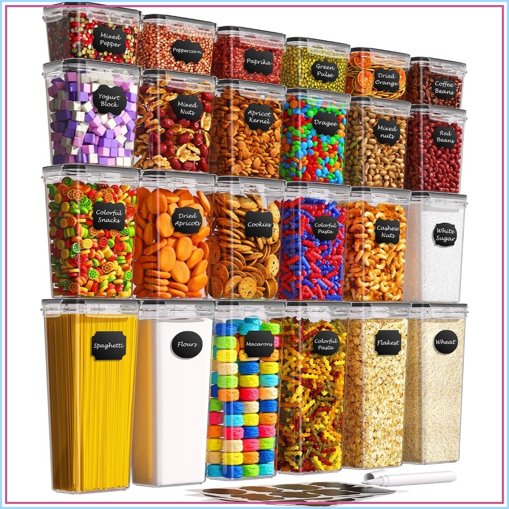 กล่องเก็บอาหารสุญญากาศ 24 ชิ้น - Food Storage Lid บทวิจารณ์และราคา