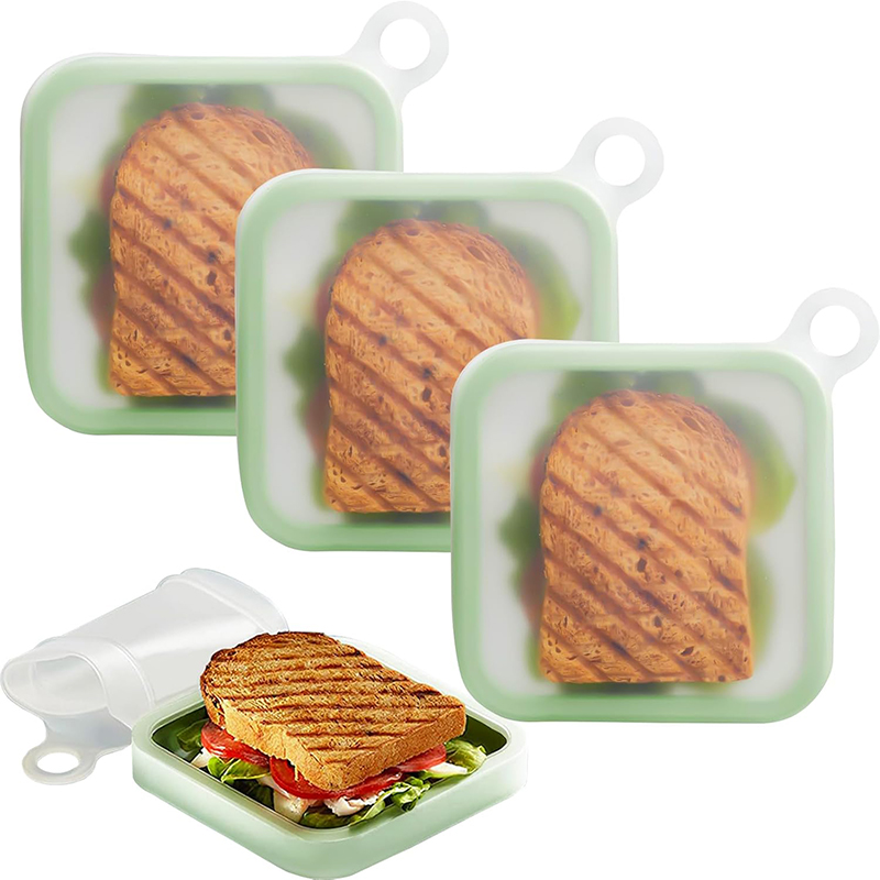 ซิลิโคนแซนวิช Toast กล่อง Bent - Food Storage Made Easy บทวิจารณ์และราคา
